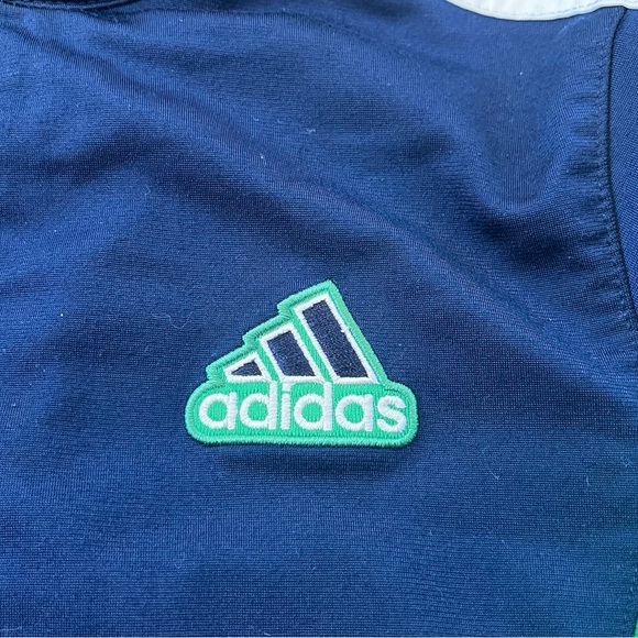 Adidas Boys Zip Up Track Jacket, Size 7, Blue Green - Picture 4 of 6